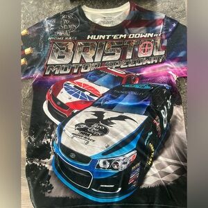 Bristol Motor Speedway NASCAR all over print t. 2017 night race.